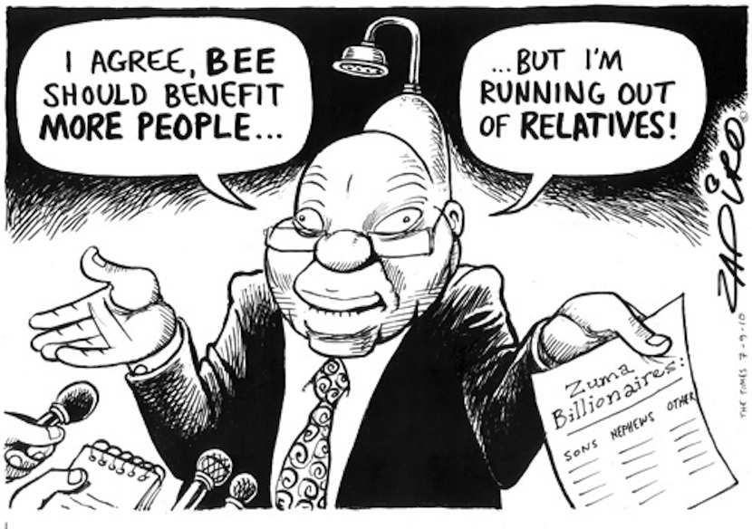 © 2012 Zapiro (All Rights Reserved)  Printed/Used with permission from www.zapiro.com 