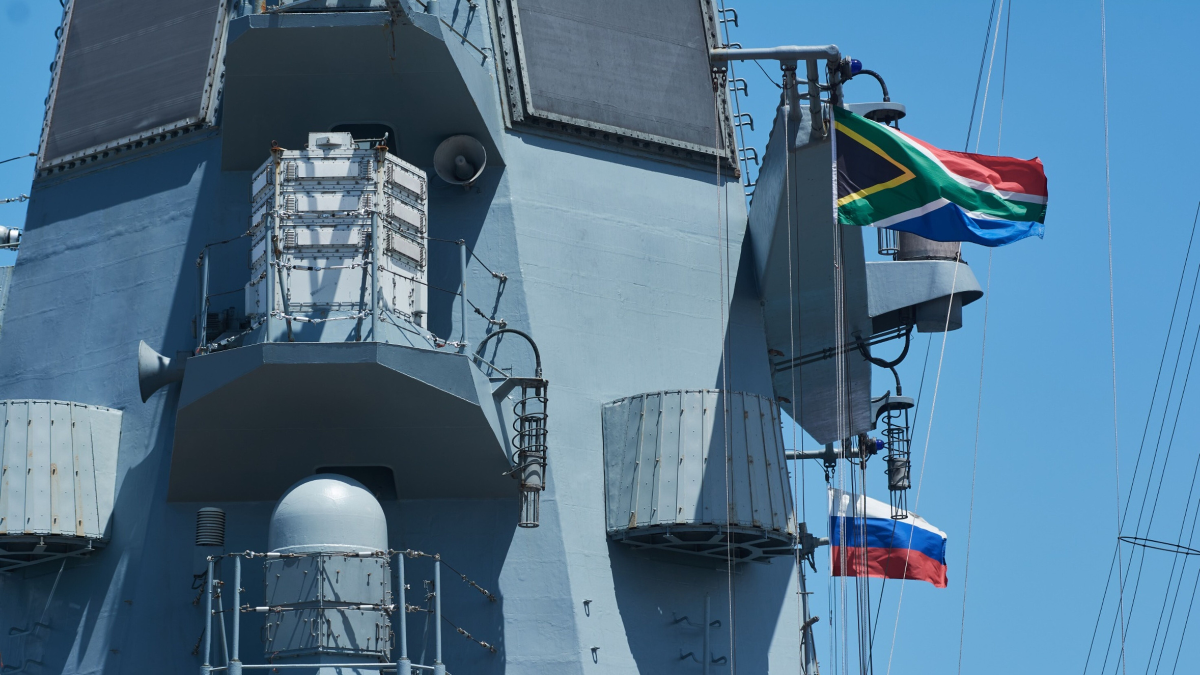 Chinese, Russian and South African Vessels ahead of Naval Exercise